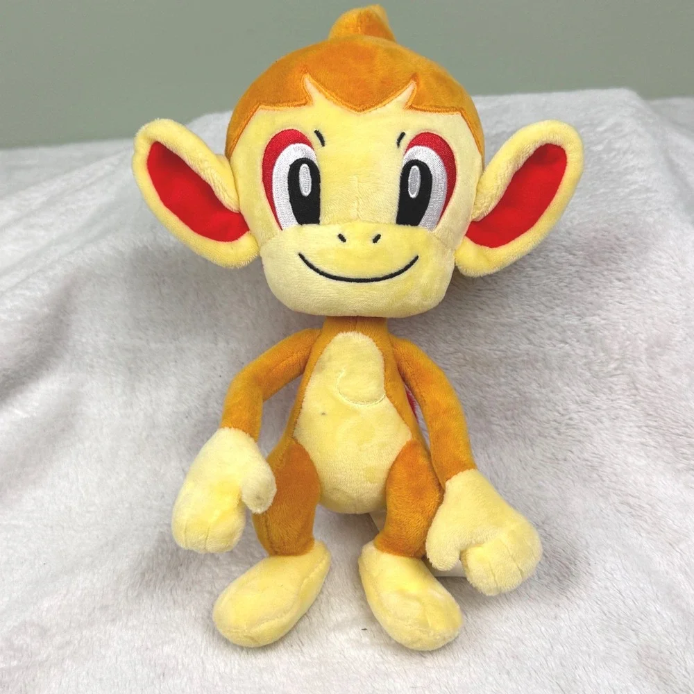 Pokemon Center Chimchar Plush Orange Monkey Stuffed Animal 2018 11 Inch